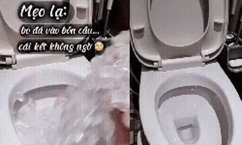 "Học lỏm" trên mạng bỏ đá vào bồn cầu để làm sạch: Không ngờ lại nhanh gọn, hiệu nghiệm đến vậy!